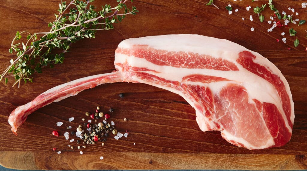 石垣島アグー豚 骨付きロース image 1